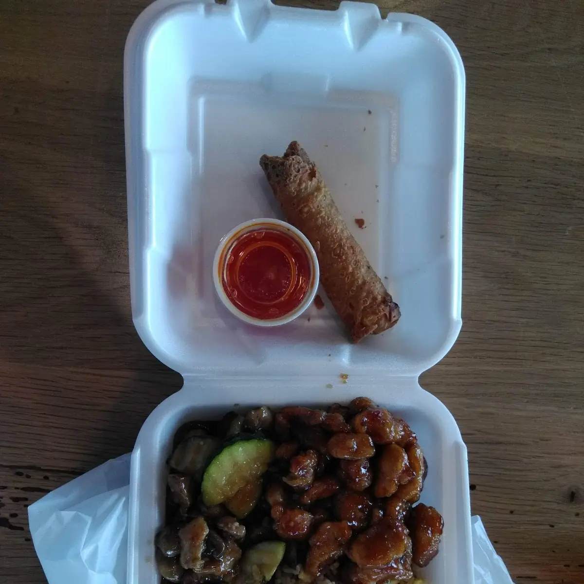 Honey Chicken and Broccoli Beef Teriyaki