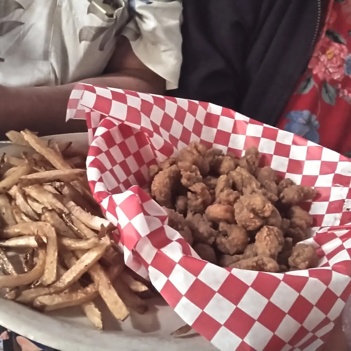 Crawfish Bites and Fresh Cut Fries