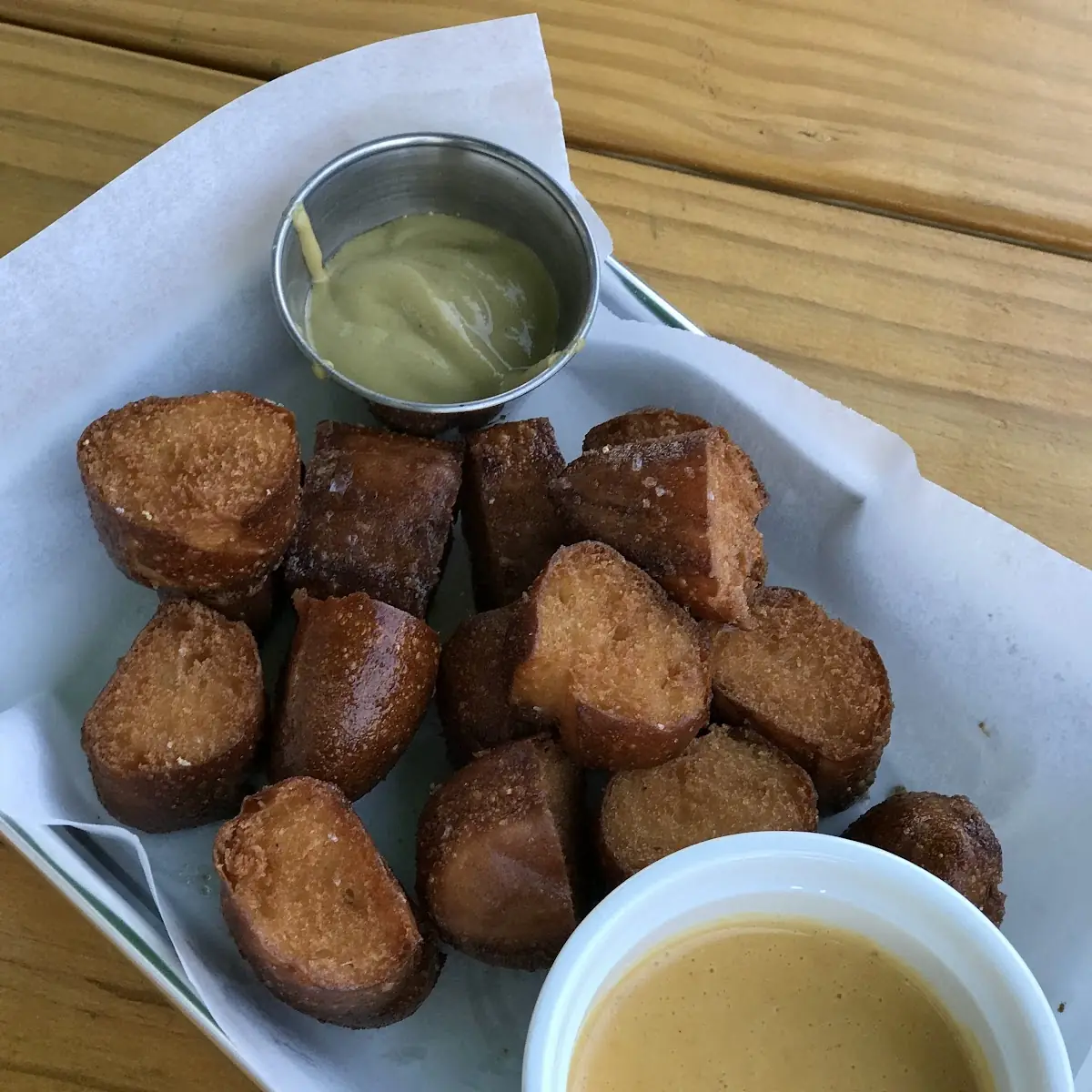 Pretzel Bites with Beer Cheese