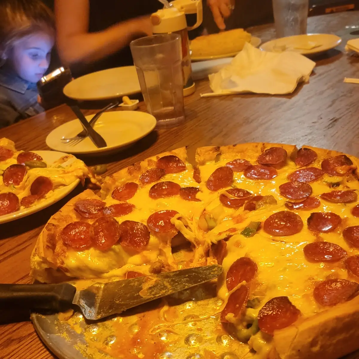 Pepperoni Stuffed Paned Pizza