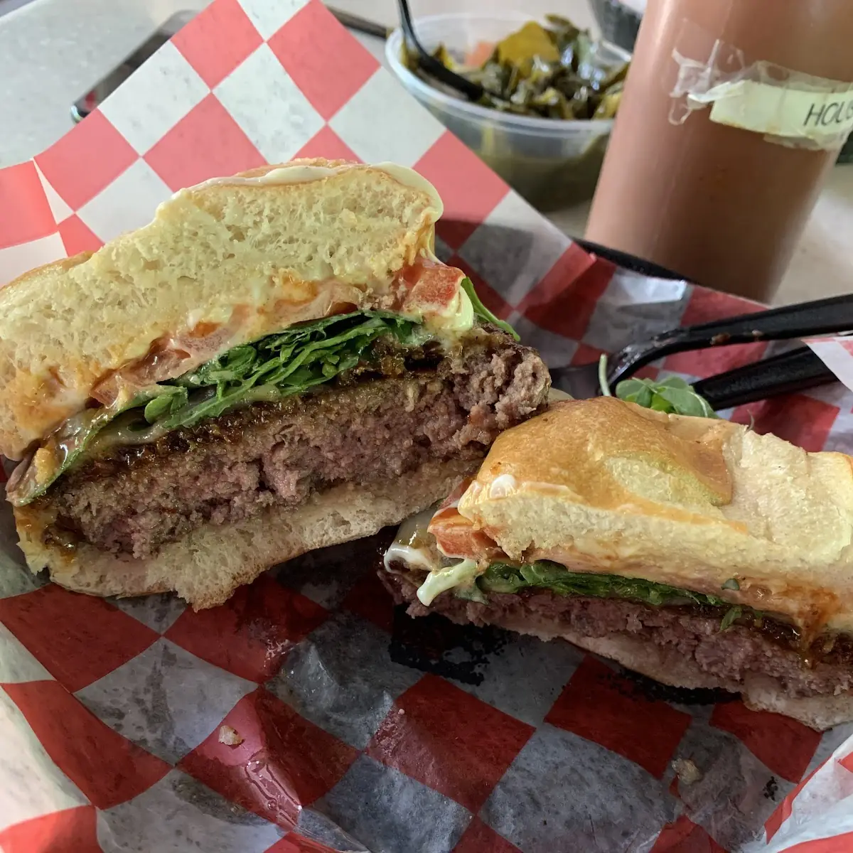Burger with Bacon Jam