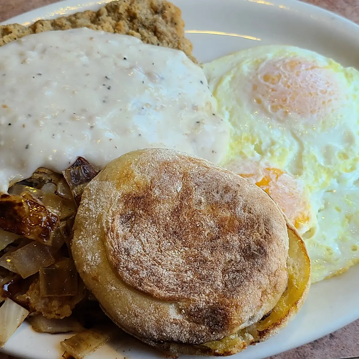 Country Fried Steak & Eggs