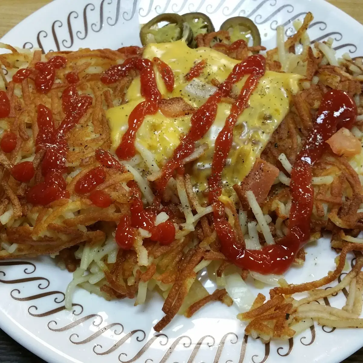 Hash Browns Smothered and Covered