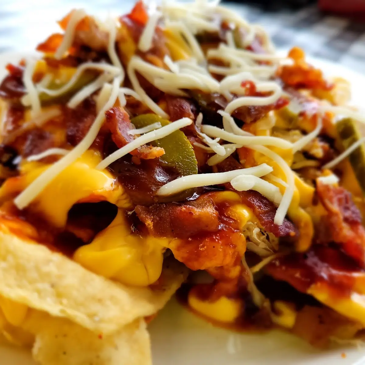 BBQ Nachos with Our Homemade BBQ Sauce