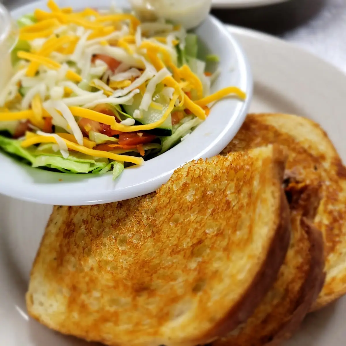 Frisco Melt with Side Salad