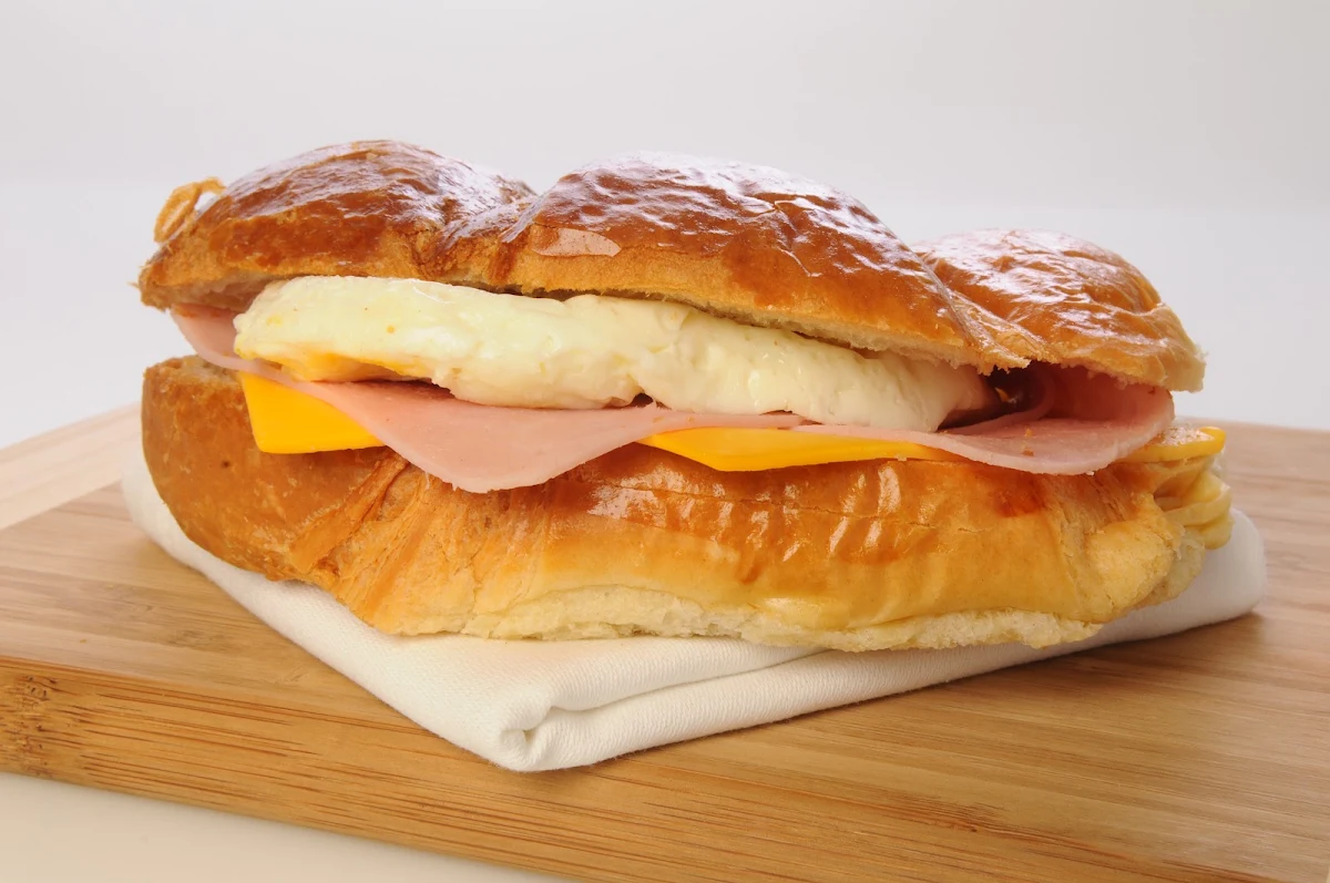 Ham Egg & Cheese Croissant