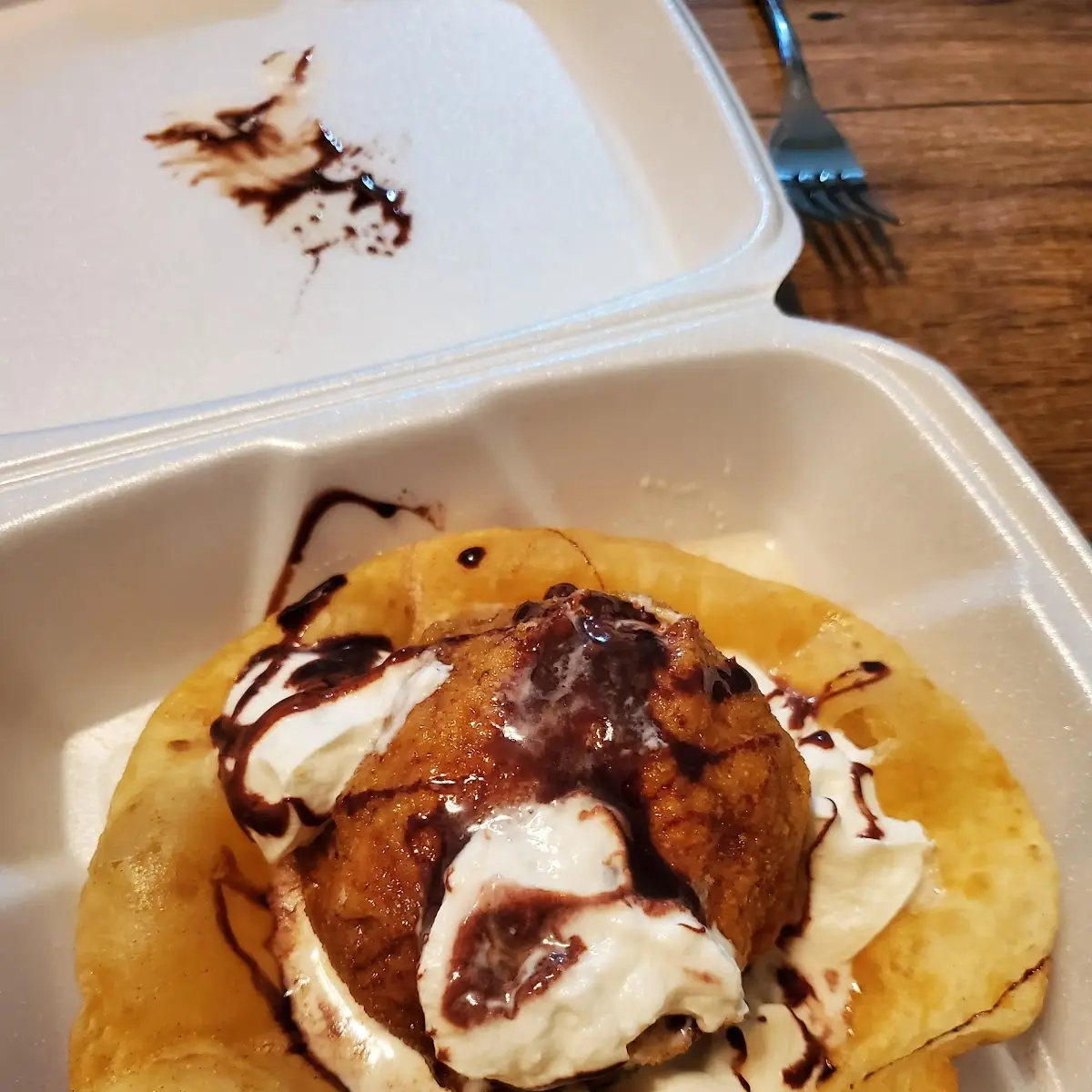 Cinnamon Fried Ice Cream
