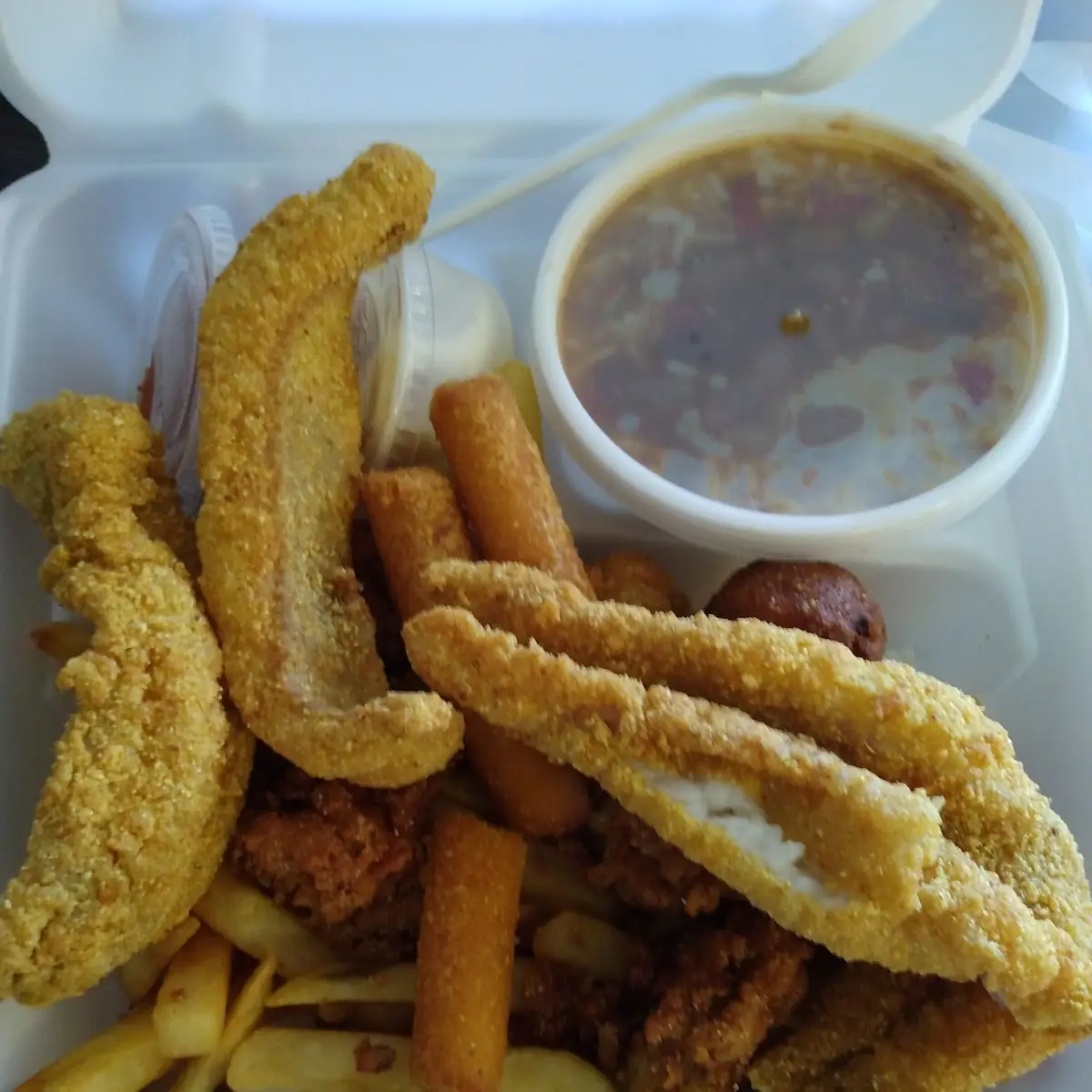 Fried Catfish Fried Oysters