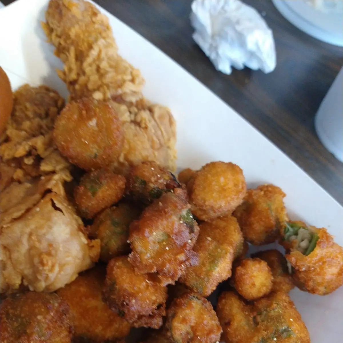Fried Chicken and Fried Okra
