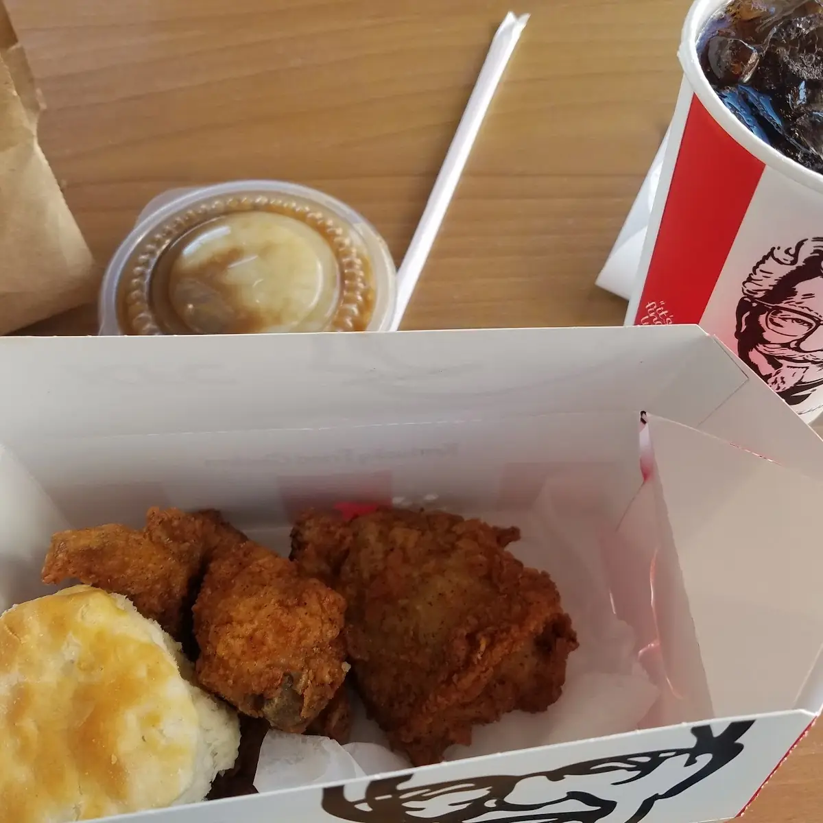 Two Piece Chicken Mashed Potato Biscuit