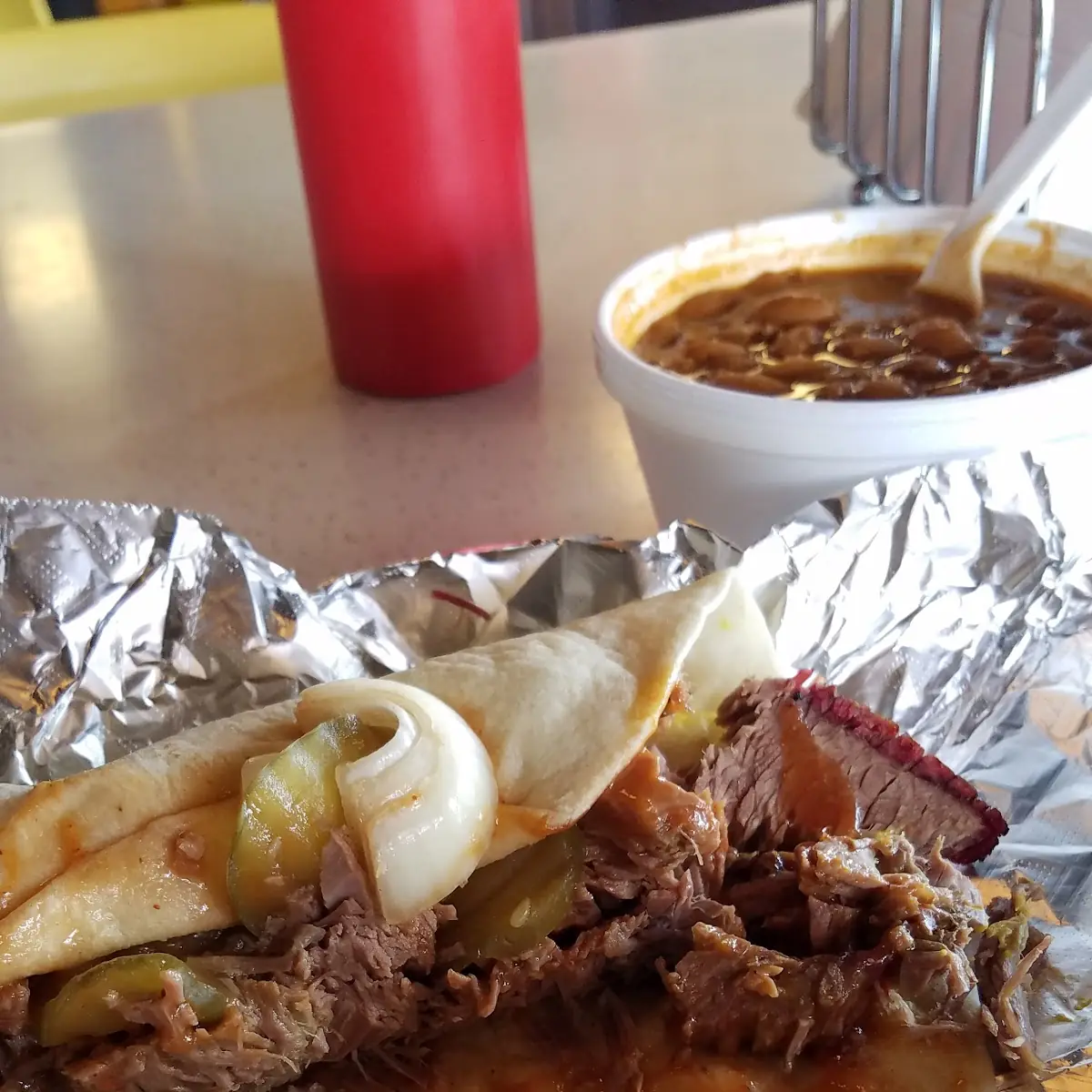 Beef Brisket Burrito