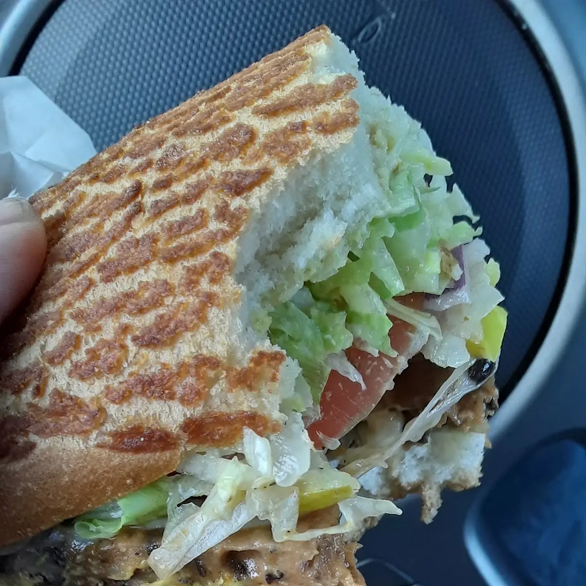 Vegi Black Bean and Jack Cheese Sandwich