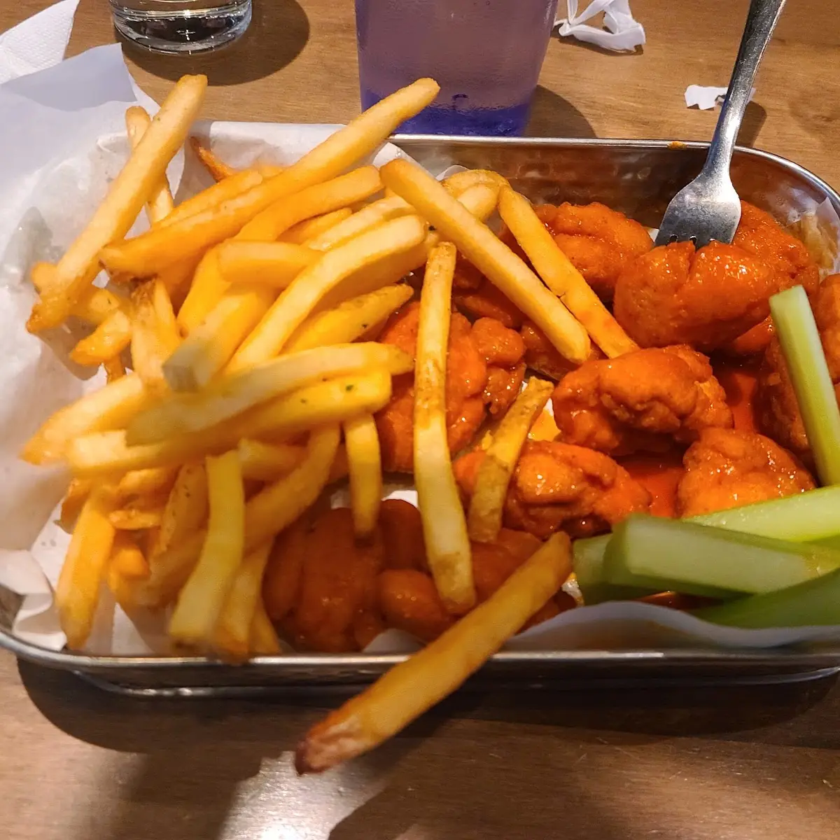 Boneless Wings with Buffalo Sauce