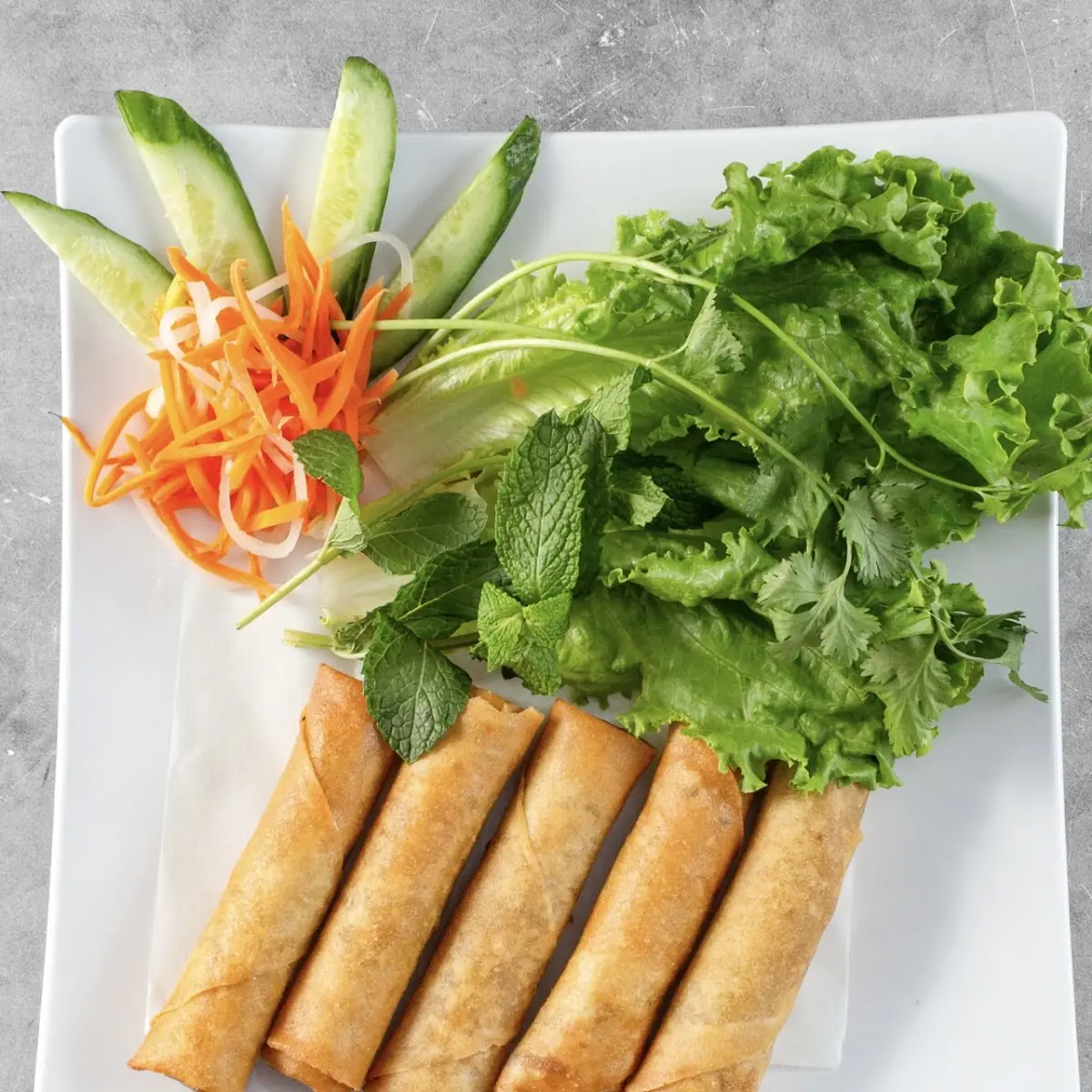 A2. Vegetarian Spring Rolls / Goi Cuon Chay