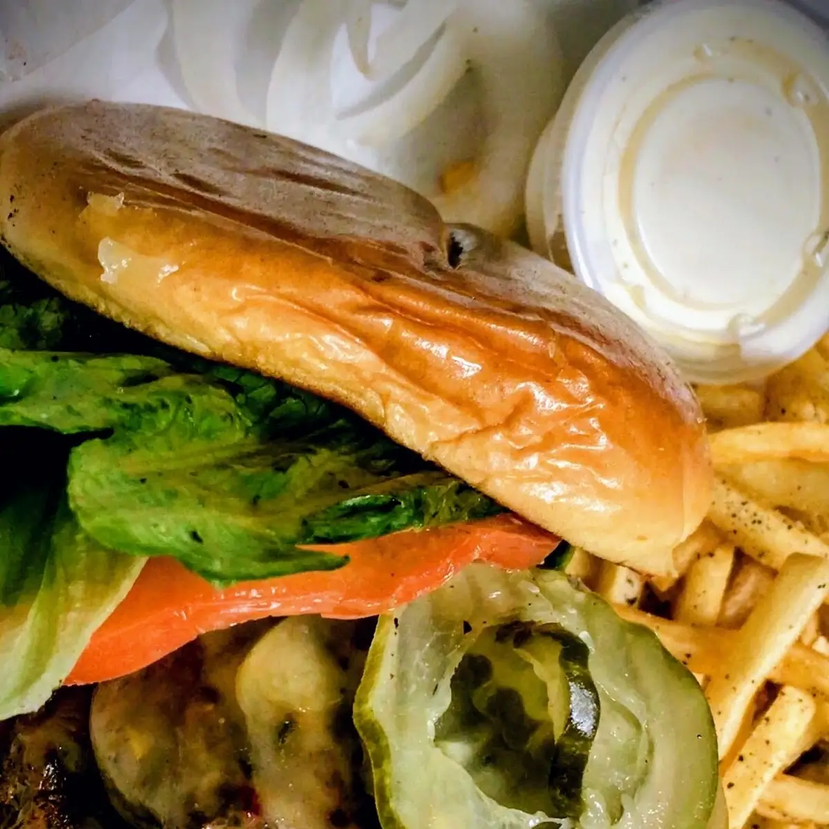 Double Pepper Jack Cheeseburger with Fries