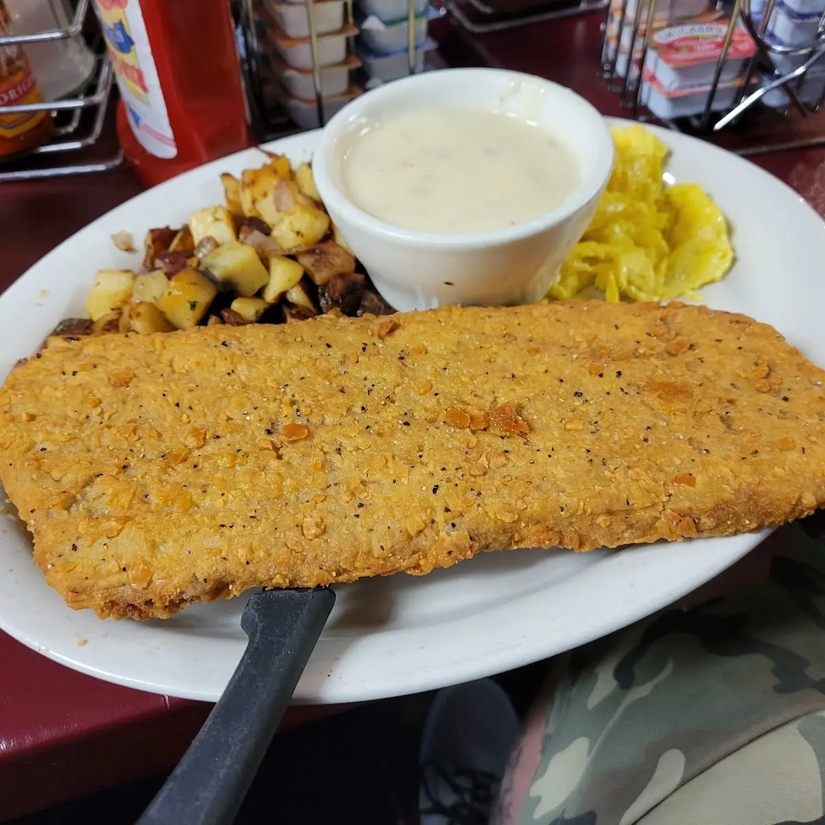 Chicken Fried Steak & Eggs
