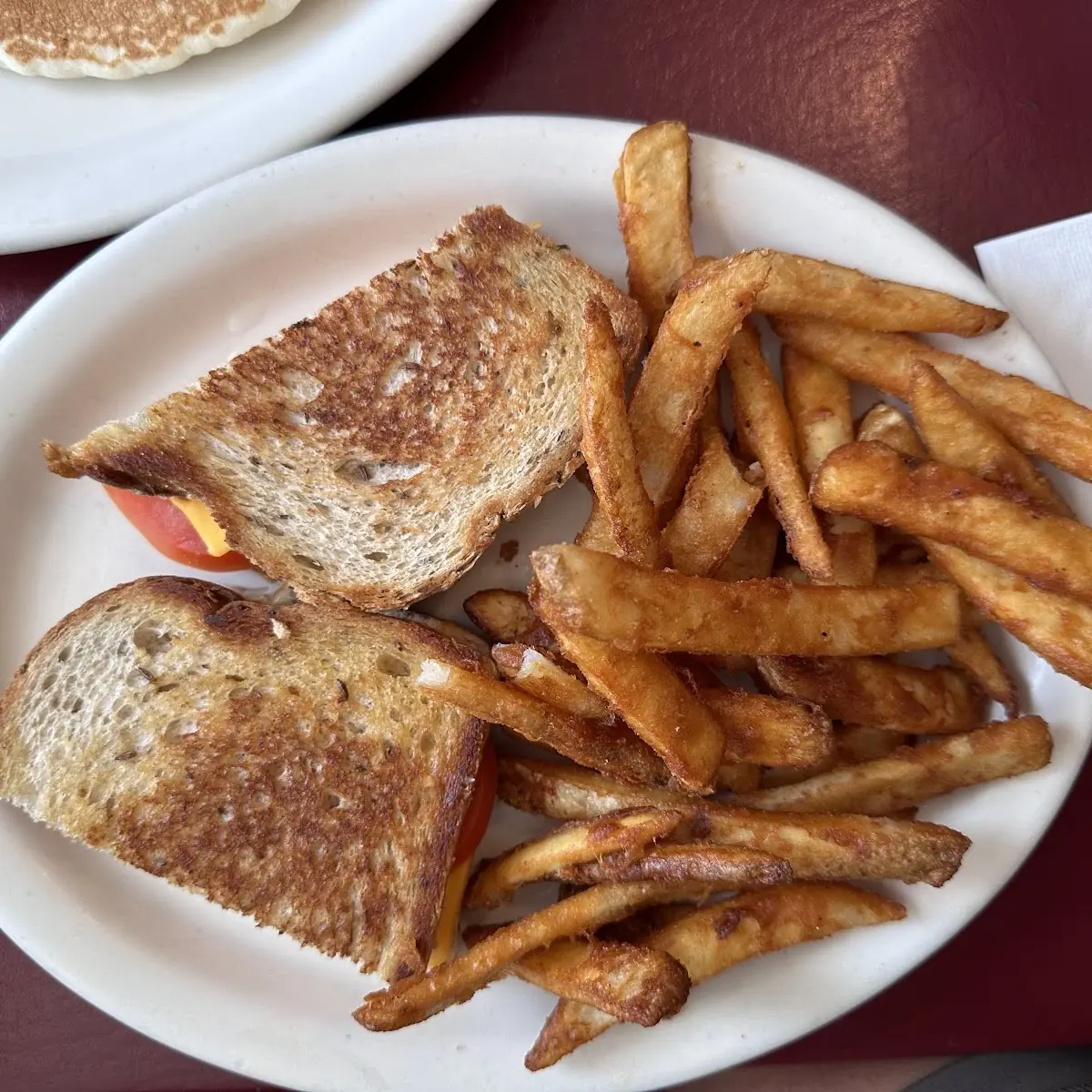 Grilled Cheese Sandwich & Fries