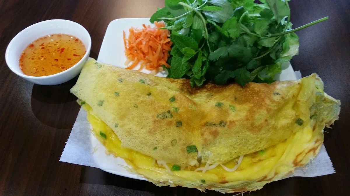 Vegetarian Vietnamese Crepe