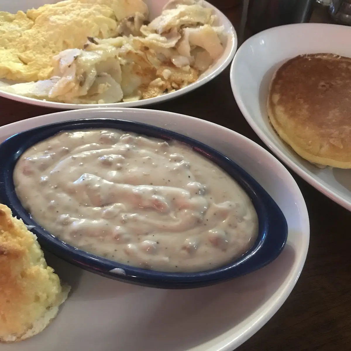 Biscuits & Gravy with Home Fries
