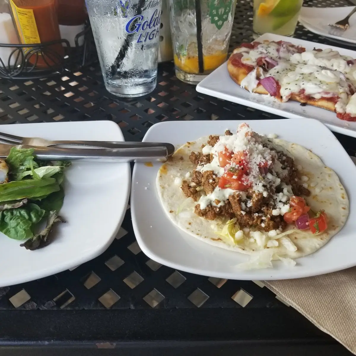 Beef Taco Flatbread