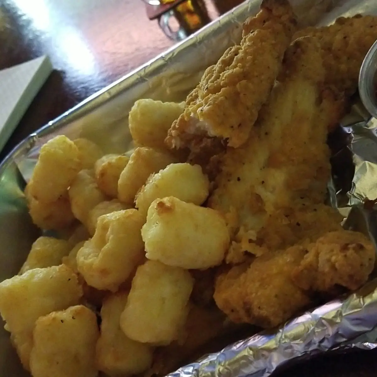 Chicken Strips and Tots
