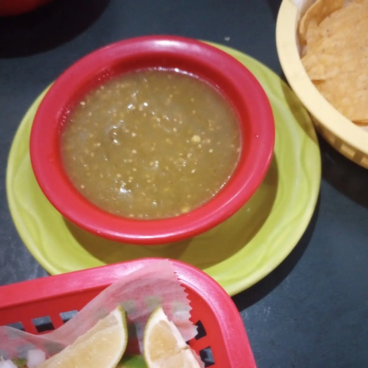 Chips and Salsa Verde