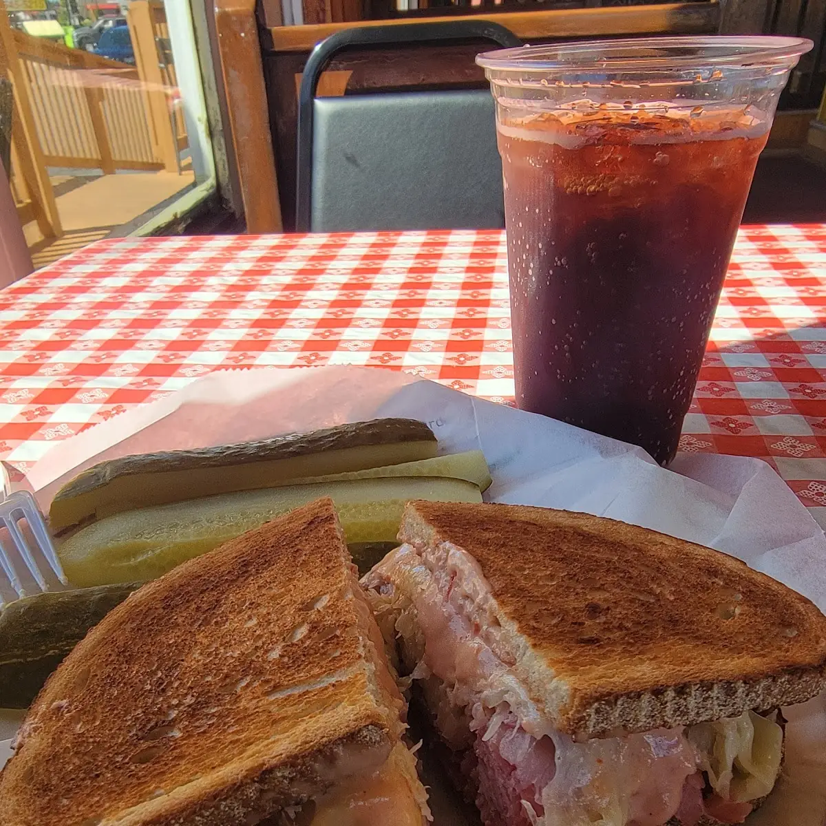 Reuben-Dubin Corned Beef Russian Dressing Melted Swiss with Sauerkraut