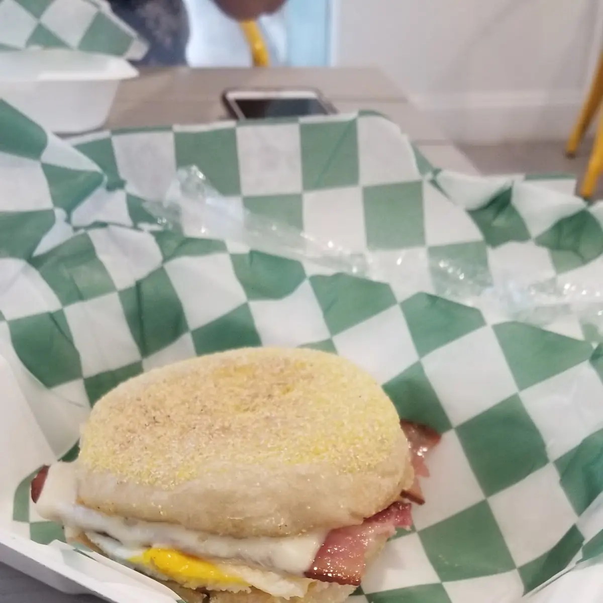 Bacon Egg and Cheese Sandwich