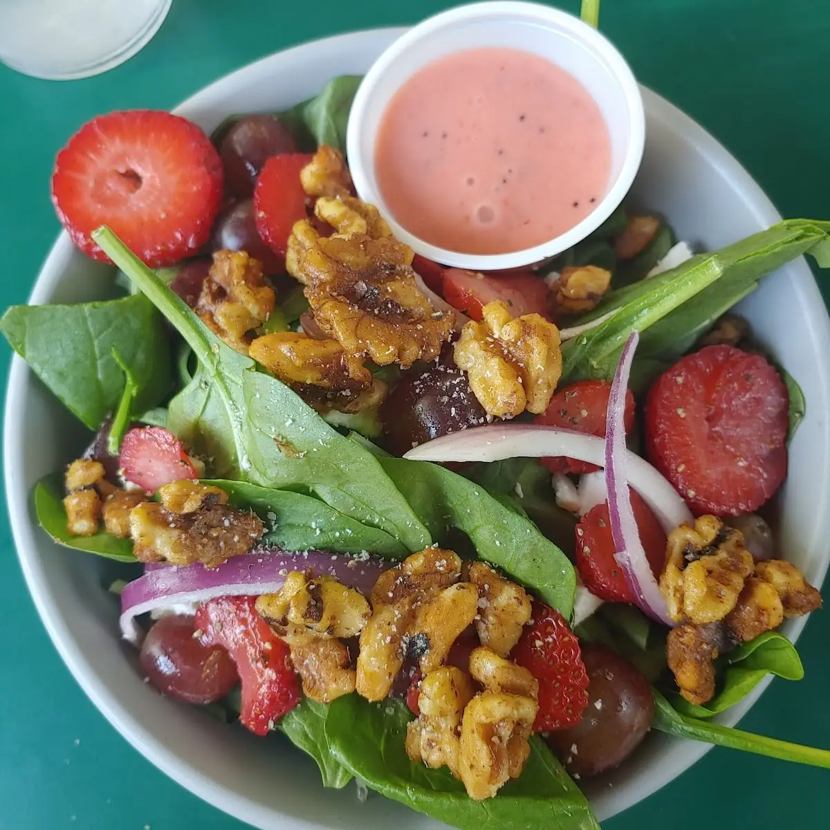 Strawberry Spinach Salad