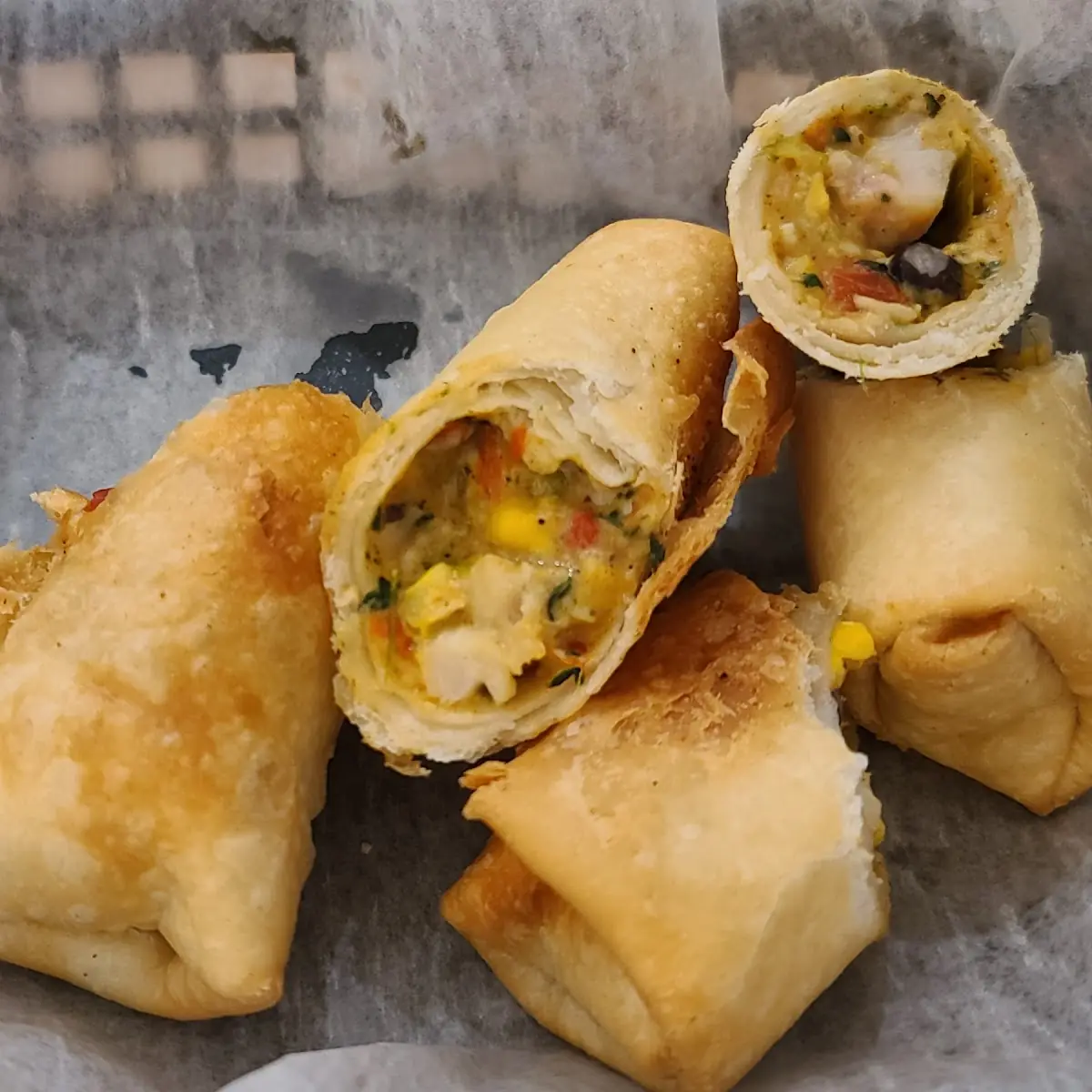 Southwest Chicken Egg Rolls
