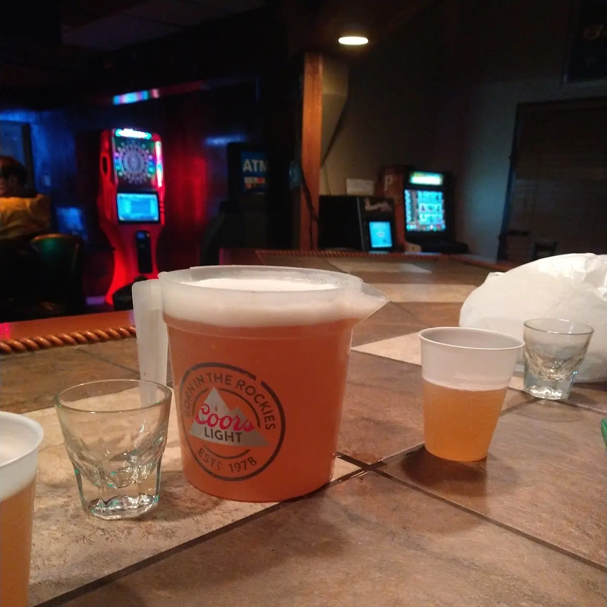 Miller Lite and Absolut Vodka