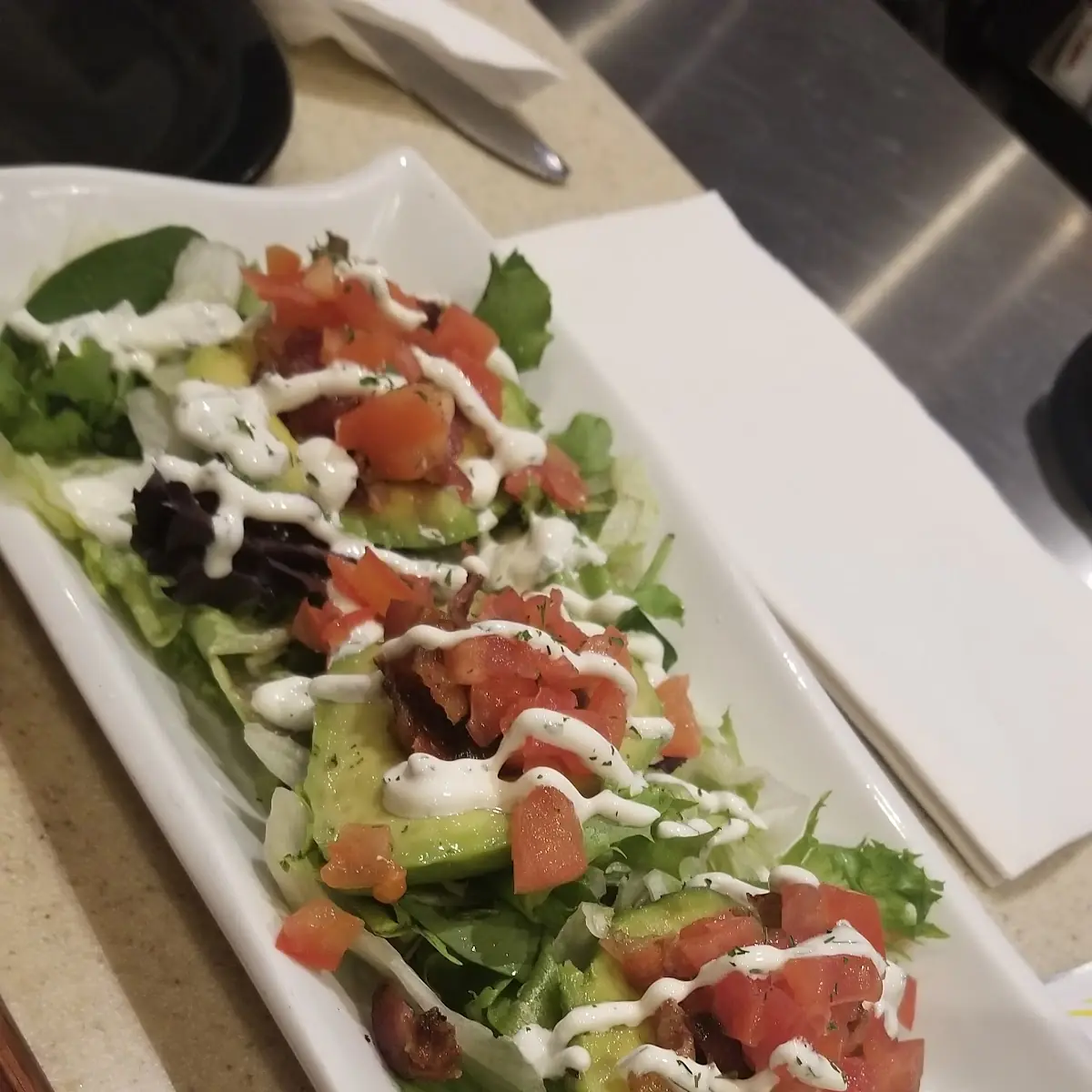 Chicken Bacon Blu Salad