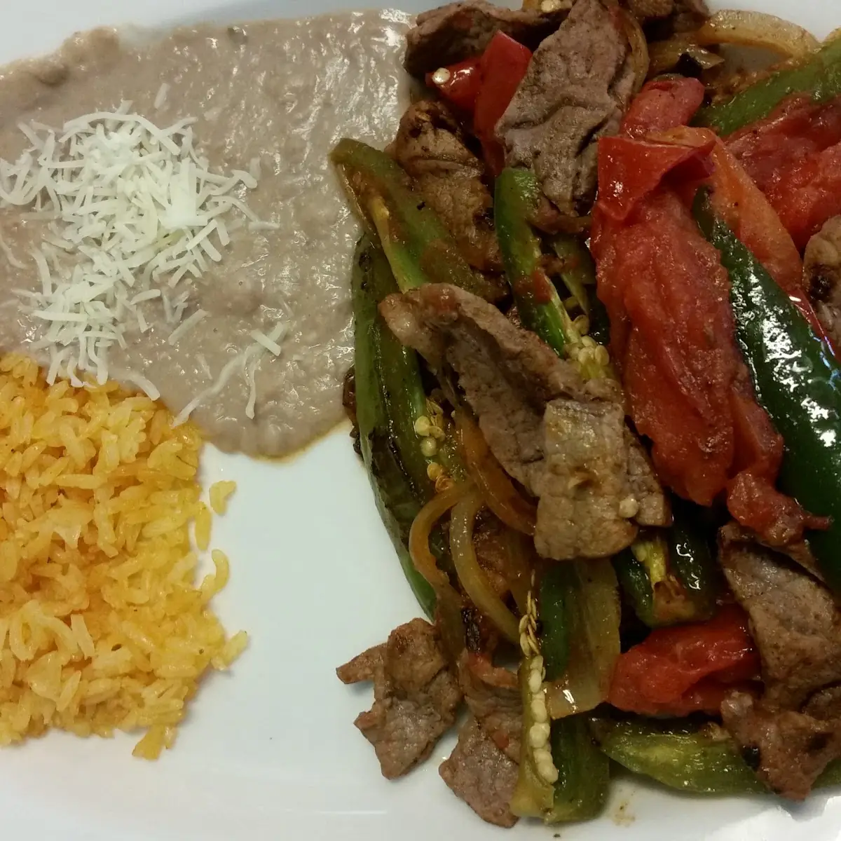 Bistec a La Mexicana