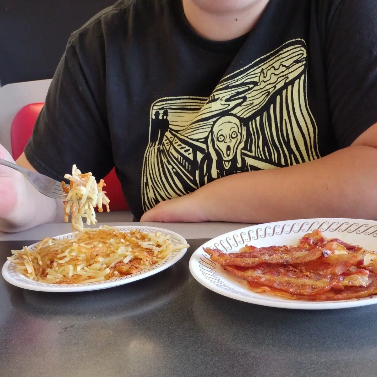 Hash Browns and Bacon