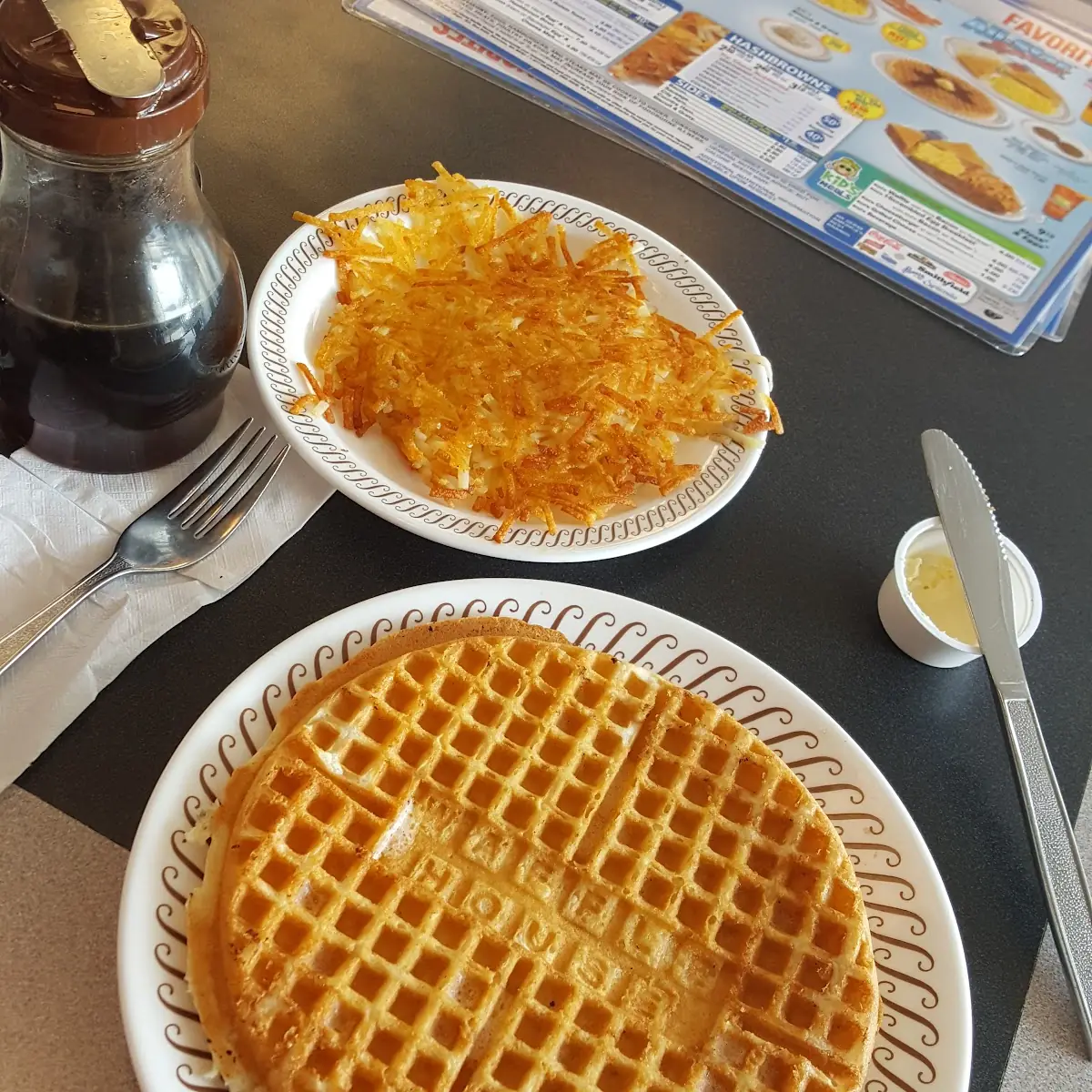 Waffel and Hash Brown
