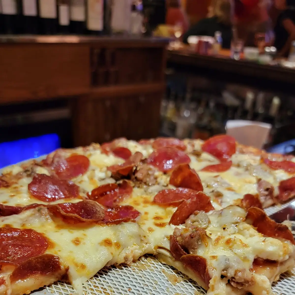 Classic Pepperoni Pizza on a Tray