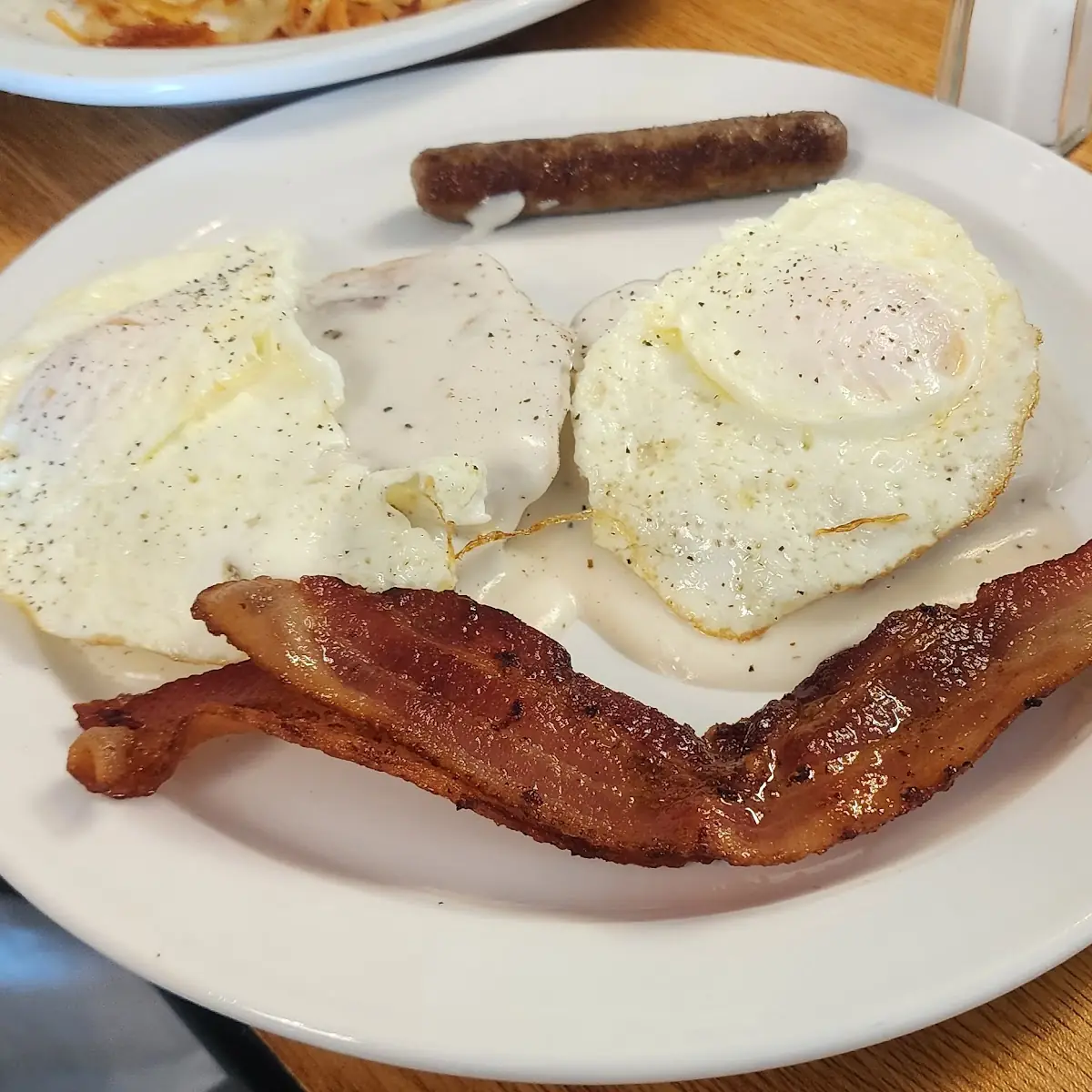Two Eggs with Pork Chops & Hashbrown