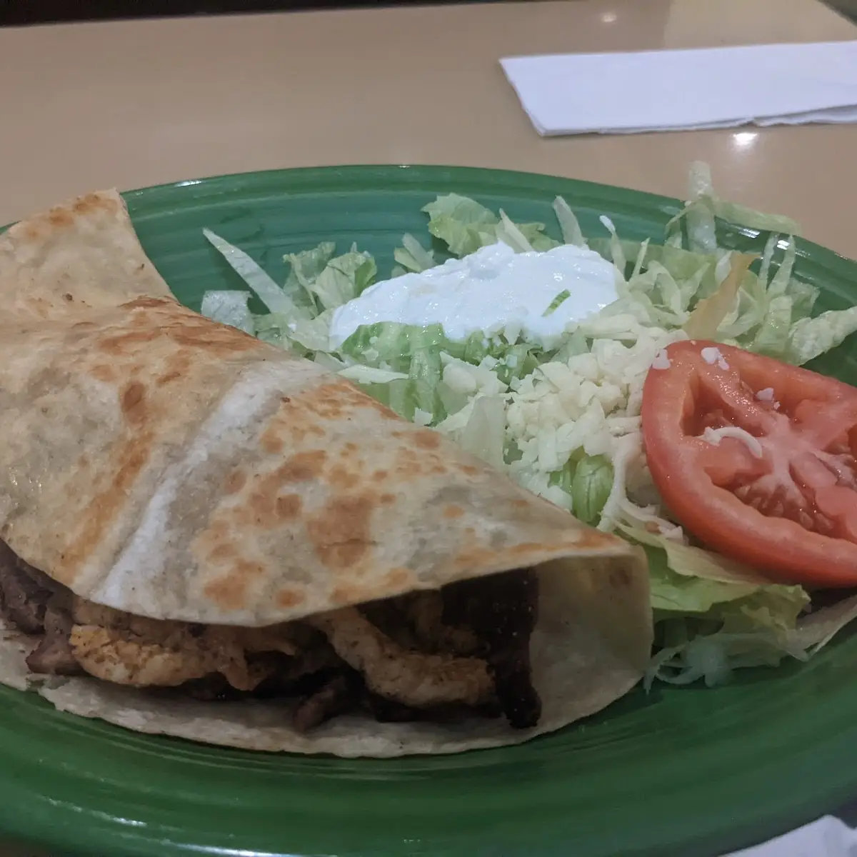 Steak and Chicken Quesadilla