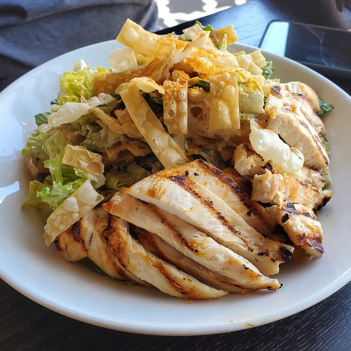 Asian Caesar Salad with Grilled Chicken