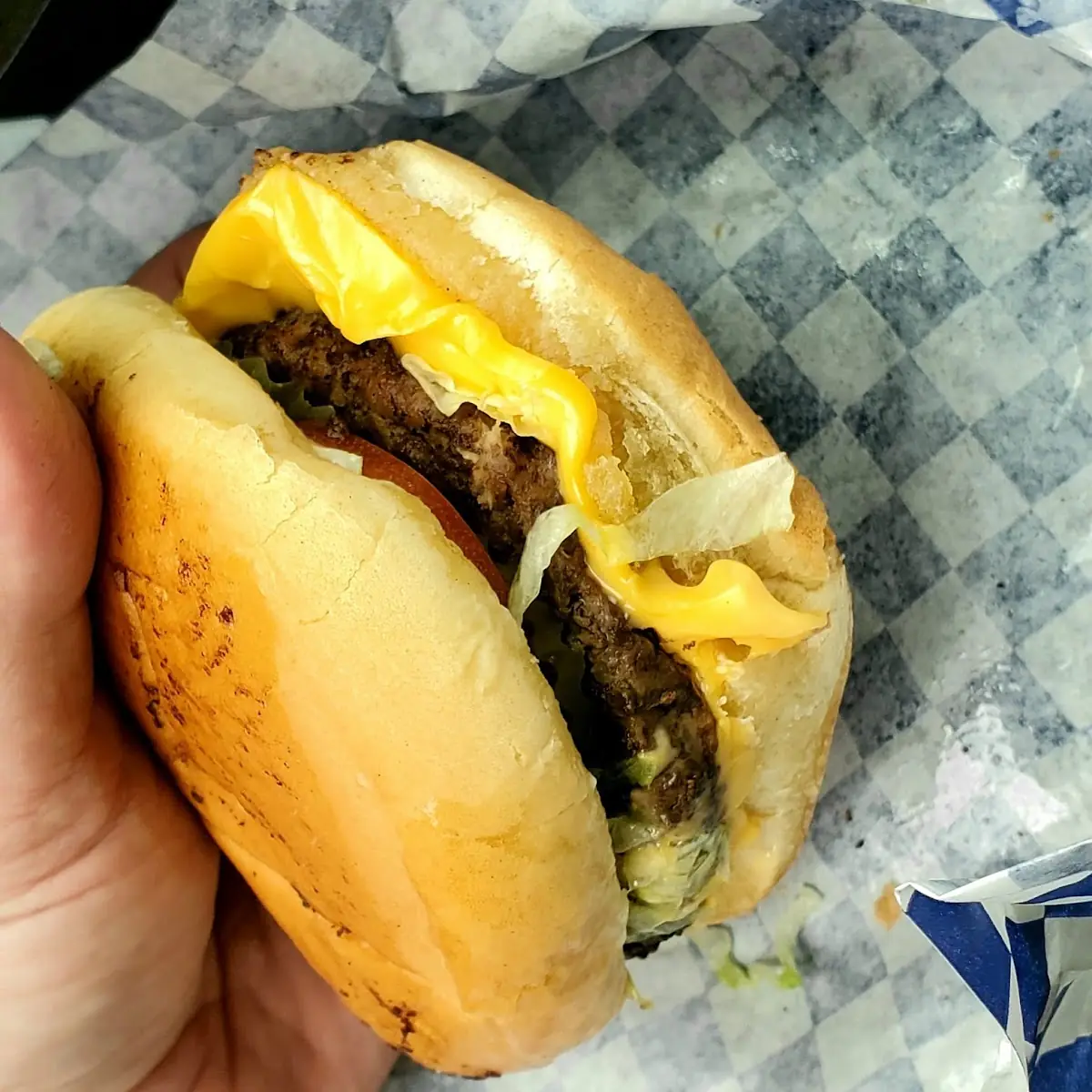 Boots Burger Single Cheeseburger