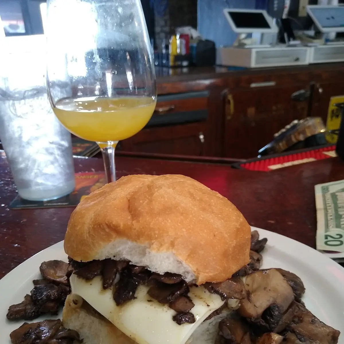 Mushroom Swiss Burger