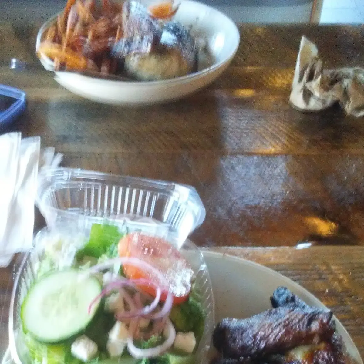 Half Chicken and Side Salad