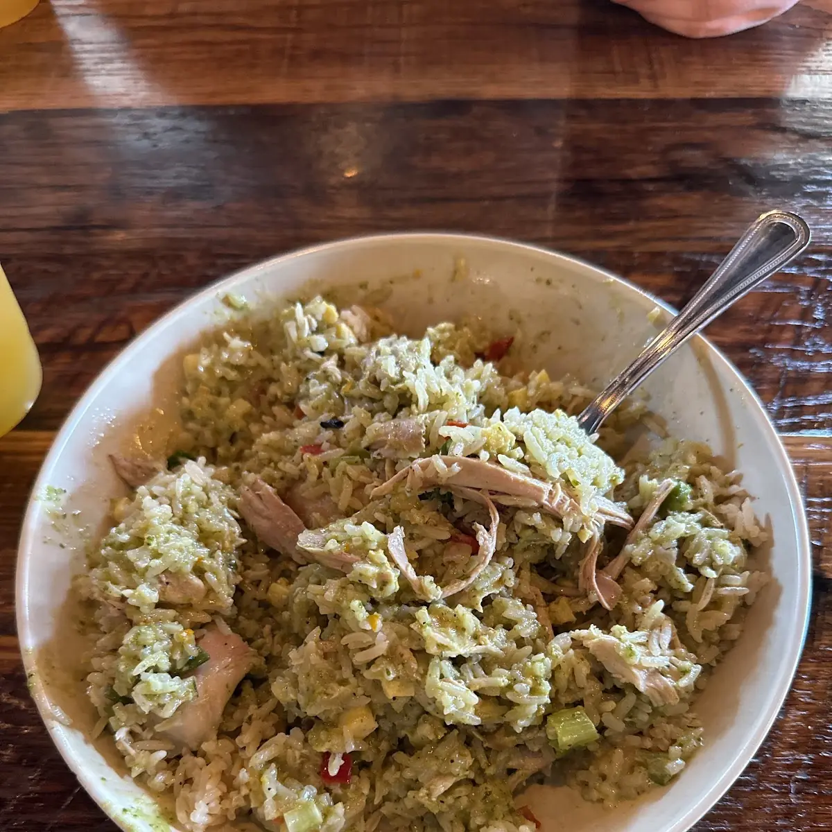 Verde Chicken Tacu Bowl