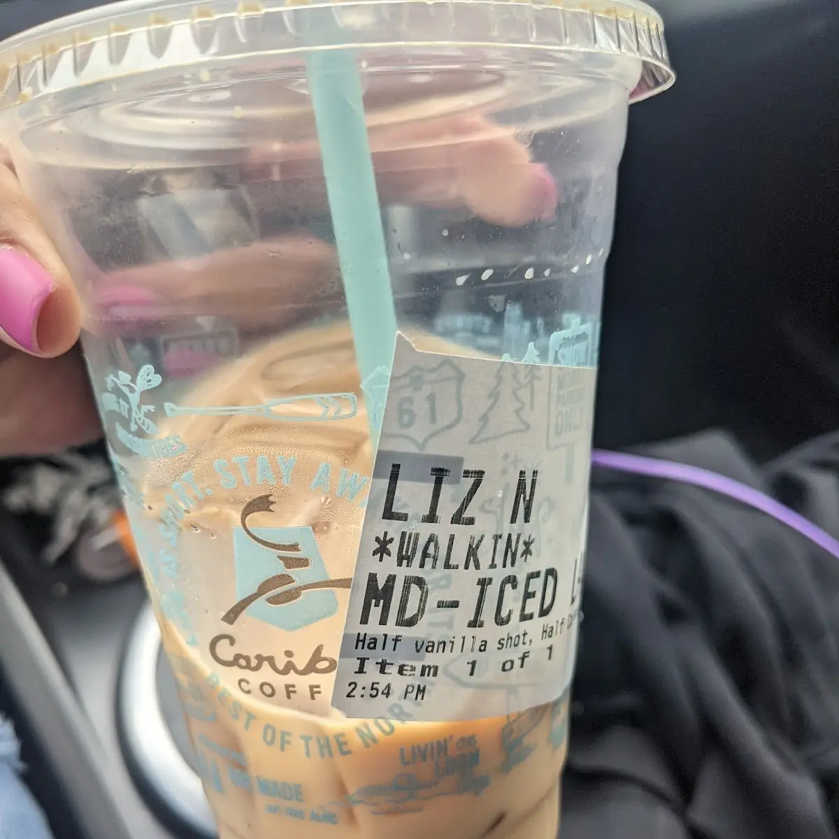Iced Caramel Latte