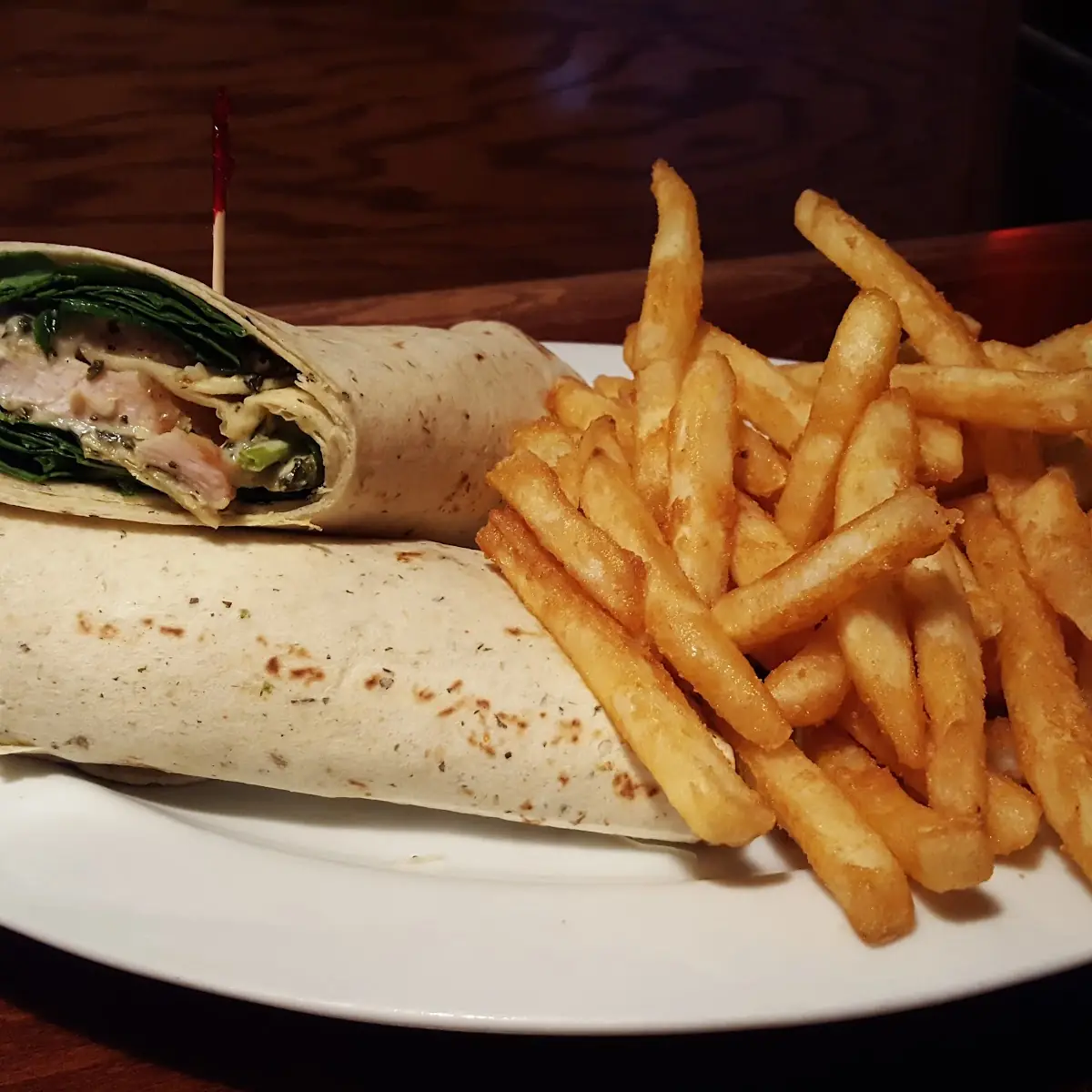 Tuscan Chicken Wrap
