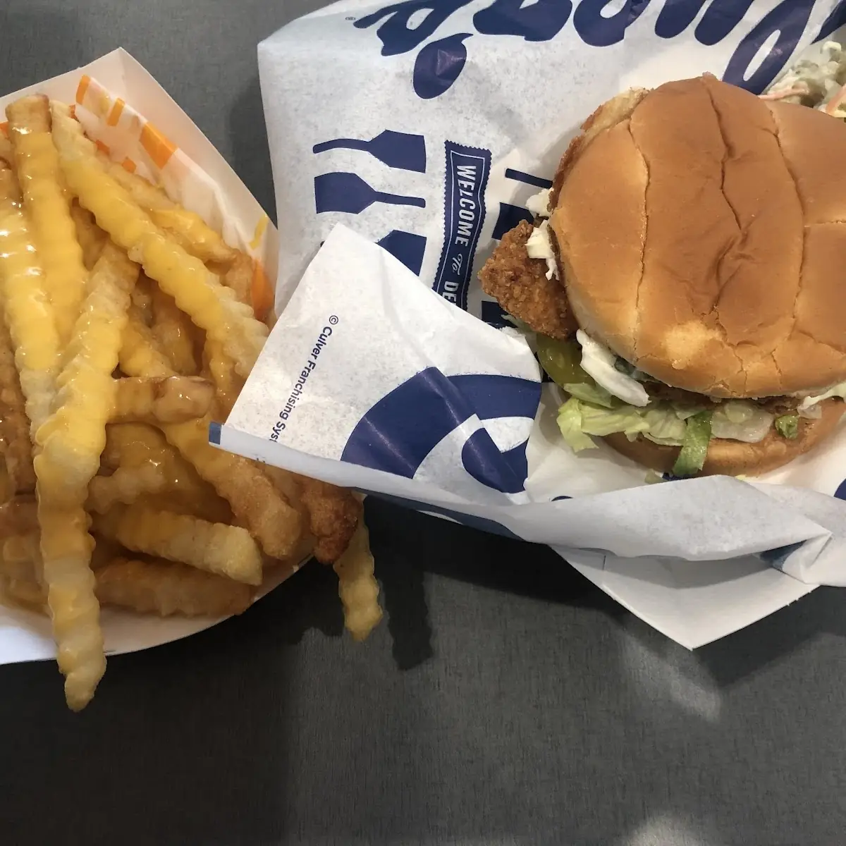 Fried Chicken Sandwich Plate