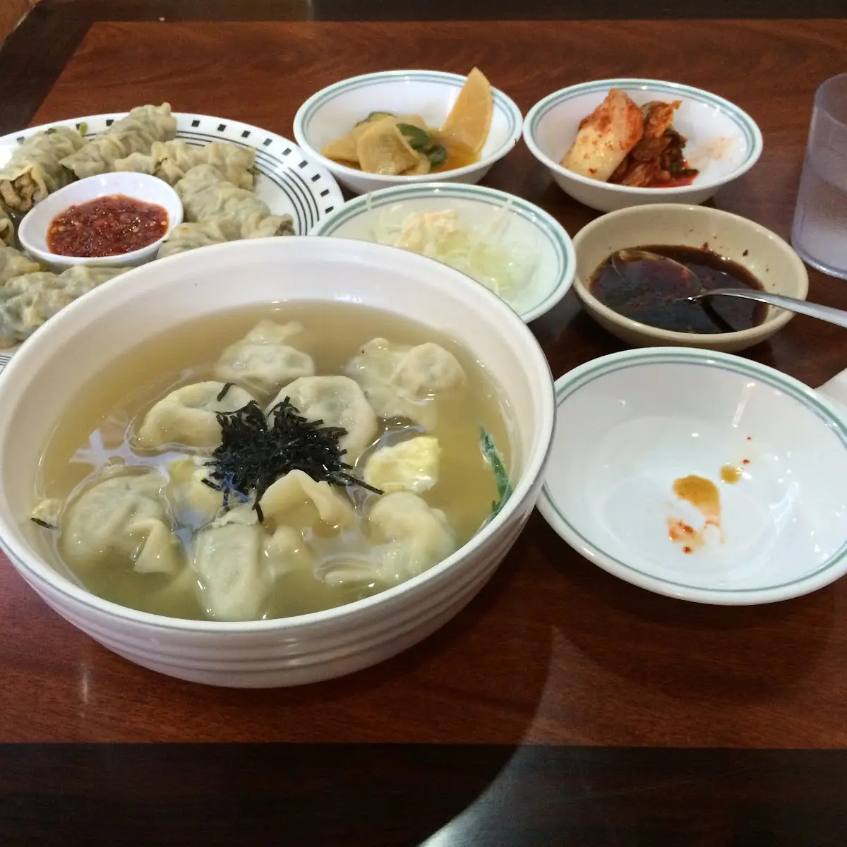 Dumpling Beef Soup or with Rice Cake Dumpling Soup