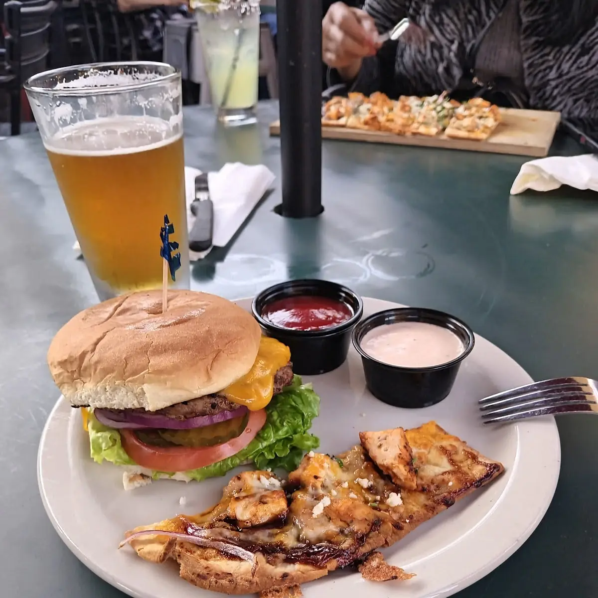 Mushroom Swiss Burger