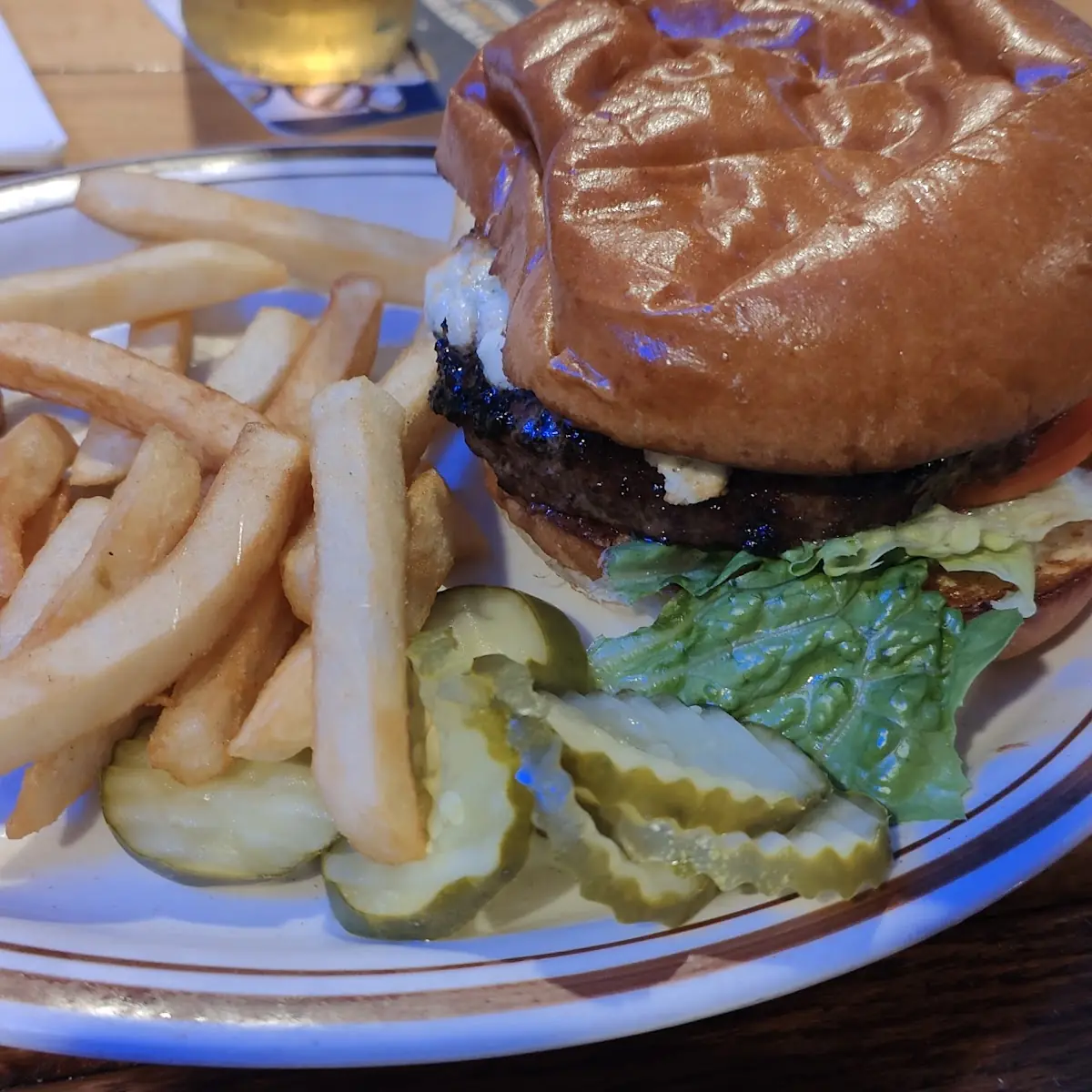 Blue Cheese Burger Special