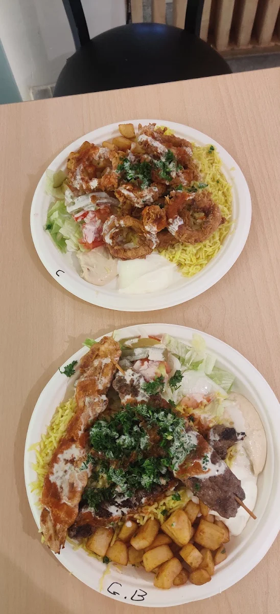 Grilled Basha and Calamari Plate, BASHA Metrotown